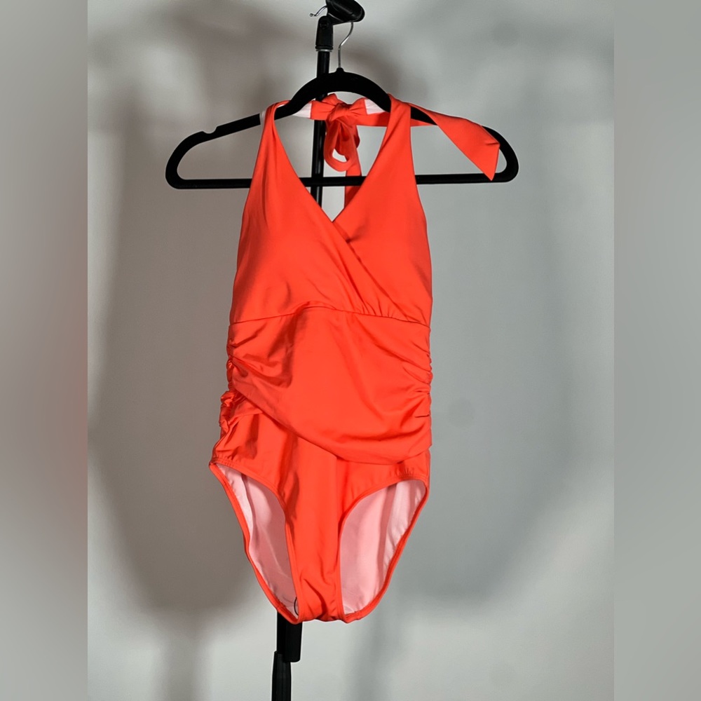 NWT Halter Ruched Swimsuit - Picture 5 of 7
